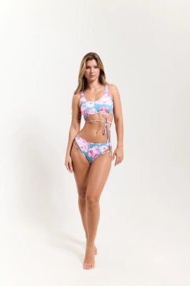 Pole Addict Pantalones Cortos Capri Pink Peonies