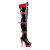 Funtasma MEDIC-3028 Botas por encima de la rodilla con Plataforma Charol Negro EU-41 / US-11