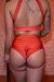 RAD Pantalones Cortos Zaza Naranja XS