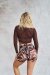 Lunalae Pantalones Cortos High Waist Gianna Mesh Zebra L