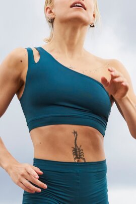 Les Polettes Top Charlie Azul Petróleo XL