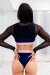 Les Polettes Bolero Naora Mesh Negro S