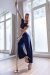 Les Polettes Pantalones Mary Flow Azul Noche XL