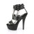 Pleaser Sandalia de Tacón KISS-261 Negro EU-36 / US-6