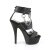 Pleaser Sandalia de Tacón KISS-261 Negro EU-36 / US-6