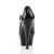 Pleaser Sandalia de Tacón KISS-280 Negro Charol EU-40 / US-10