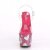 Pleaser Sandalia de Tacón LOVESICK-708Corazón Transparente Rosa Metalizado EU-35 / US-5