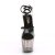 Pleaser Sandalia de Tacón LOVESICK-712T Negro Transparente EU-41 / US-11