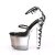 Pleaser Sandalia de Tacón LOVESICK-712T Negro Transparente EU-41 / US-11