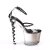 Pleaser Sandalia de Tacón LOVESICK-712T Negro Transparente EU-41 / US-11