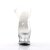 Pleaser Sandalia de Tacón MOON-708 Plata Transparente EU-35 / US-5
