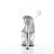 Pleaser Sandalia de Tacón MOON-708 Plata Transparente EU-35 / US-5