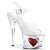 Pleaser Sandalia de Tacón MOON-708HRS Transparente EU-35 / US-5
