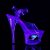 Pleaser Sandalia de Tacón MOON-708MER Plata Transparente EU-35 / US-5