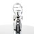 Pleaser Sandalia de Tacón REVOLVER-709G Plata Multi Purpurina Metalizado EU-35 / US-5