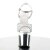 Pleaser Sandalia de Tacón REVOLVER-709G Plata Multi Purpurina Metalizado EU-37 / US-7