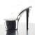 Pleaser Zapato Abierto SKY-302 Plata Transparente Metalizado EU-35 / US-5