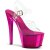 Pleaser Sandalia de Tacón SKY-308 Transparente Rosa Metalizado EU-37 / US-7