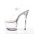 Pleaser Sandalia de Tacón SKY-308 Plata Transparente EU-37 / US-7