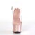 Pleaser Sandalia de Tacón SKY-308 Transparente Oro Rosado Claro Metalizado EU-35 / US-5