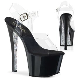 Pleaser Sandalia de Tacón SKY-308CRS Negro...