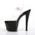 Pleaser Sandalia de Tacón SKY-308CRS Negro Transparente EU-35 / US-5