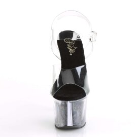 Pleaser Sandalia de Tacón SKY-308GF Negro...