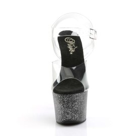 Pleaser Sandalia de Tacón SKY-308MG Negro...