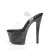 Pleaser Sandalia de Tacón SKY-308MG Negro Transparente EU-37 / US-7
