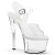 Pleaser Sandalia de Tacón SKY-308VL Plata Transparente EU-40 / US-10