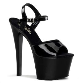 Pleaser Sandalia de Tacón SKY-309 Negro EU-35 / US-5