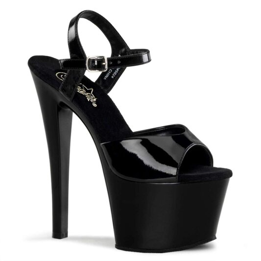 Pleaser Sandalia de Tacón SKY-309 Negro EU-37 / US-7