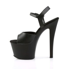 Pleaser Sandalia de Tacón SKY-309 Negro Charol EU-37 / US-7