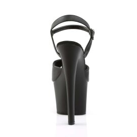 Pleaser Sandalia de Tacón SKY-309 Negro Charol EU-37 / US-7