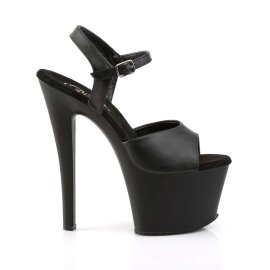 Pleaser Sandalia de Tacón SKY-309 Negro Charol EU-37 / US-7