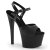 Pleaser Sandalia de Tacón SKY-309 Negro Charol EU-37 / US-7