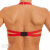 PoleFit Top Cuello en V M Rojo