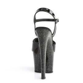 Pleaser Sandalia de Tacón SKY-309MG Negro EU-37 / US-7