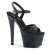 Pleaser Sandalia de Tacón SKY-309MMG Negro Piel Sintética EU-37 / US-7