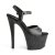 Pleaser Sandalia de Tacón SKY-309MMG Negro Piel Sintética EU-37 / US-7