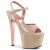 Pleaser Sandalia de Tacón SKY-309TT Nude Oro Rosado Claro Metalizado EU-37 / US-7