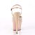 Pleaser Sandalia de Tacón SKY-309TT Nude Oro Rosado Claro Metalizado EU-37 / US-7