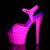 Pleaser Sandalia de Tacón SKY-309UV Rosa Claro Neón EU-36 / US-6