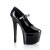 Pleaser Sandalia de Tacón SKY-387 Negro Charol EU-37 / US-7