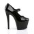 Pleaser Sandalia de Tacón SKY-387 Negro Charol EU-37 / US-7