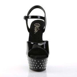 Pleaser Sandalia de Tacón STARDUST-609 Negro EU-35...
