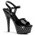 Pleaser Sandalia de Tacón STARDUST-609 Negro EU-35 / US-5