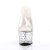 Pleaser Zapato Abierto STARDUST-701 Plata Transparente EU-35 / US-5