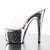 Pleaser Zapato Abierto STARDUST-701 Plata Transparente Metalizado EU-35 / US-5