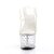 Pleaser Zapato Abierto STARDUST-702 Plata Transparente EU-37 / US-7